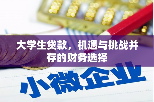 彝良大学生贷款，机遇与挑战并存的财务选择