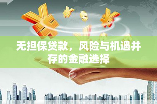 彝良无担保贷款，风险与机遇并存的金融选择
