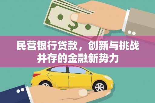彝良民营银行贷款，创新与挑战并存的金融新势力