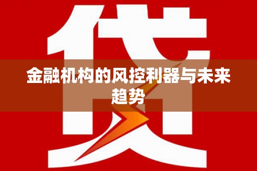 彝良金融机构的风控利器与未来趋势
