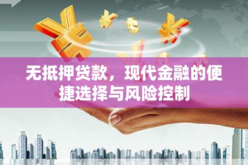彝良无抵押贷款，现代金融的便捷选择与风险控制