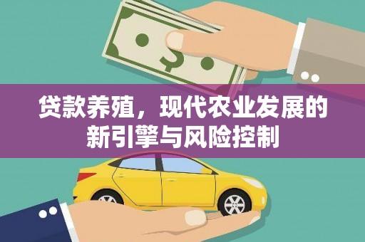 彝良贷款养殖，现代农业发展的新引擎与风险控制