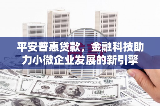 彝良平安普惠贷款，金融科技助力小微企业发展的新引擎