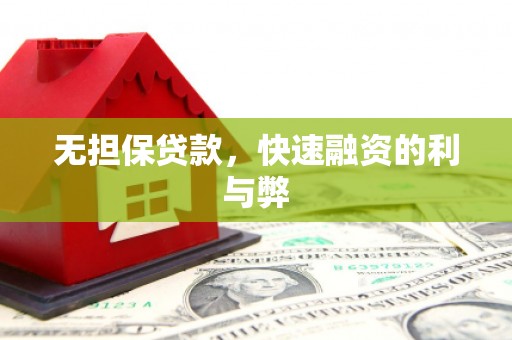 彝良无担保贷款，快速融资的利与弊