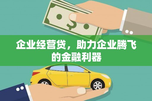 彝良企业经营贷，助力企业腾飞的金融利器
