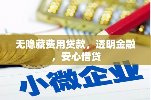 彝良无隐藏费用贷款，透明金融，安心借贷