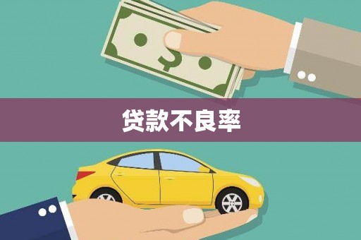 彝良贷款不良率
