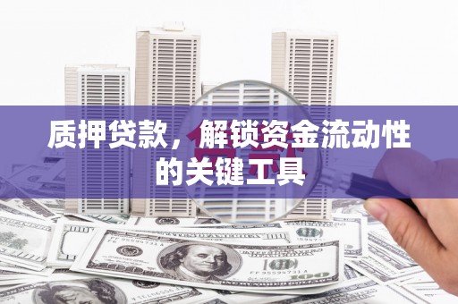 彝良质押贷款，解锁资金流动性的关键工具
