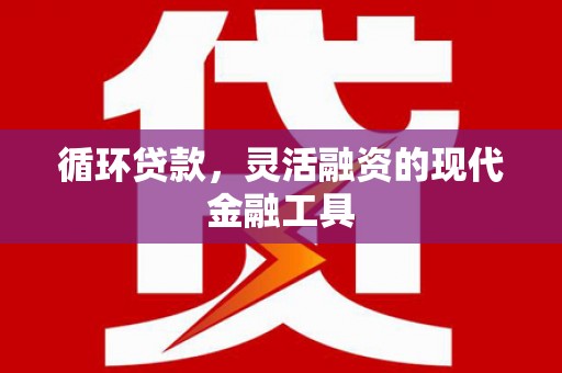 彝良循环贷款，灵活融资的现代金融工具