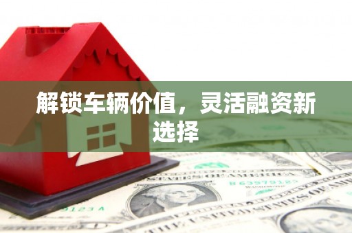 彝良解锁车辆价值，灵活融资新选择