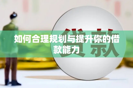 彝良如何合理规划与提升你的借款能力