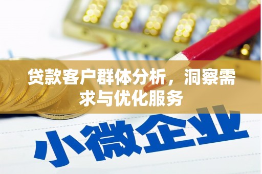 彝良贷款客户群体分析，洞察需求与优化服务
